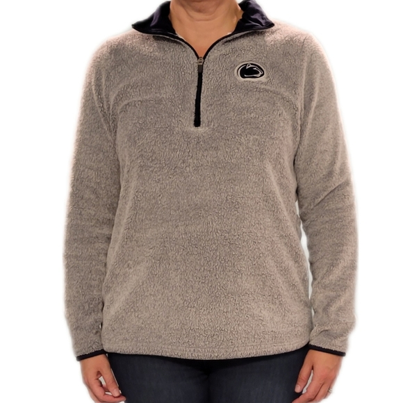 Colosseum Tops - Colosseum Women's sherpa fleece Penn State pullover 1/4 zip size M